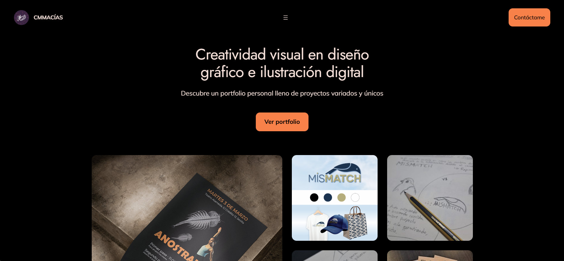 Página web – portfolio CMMacías
